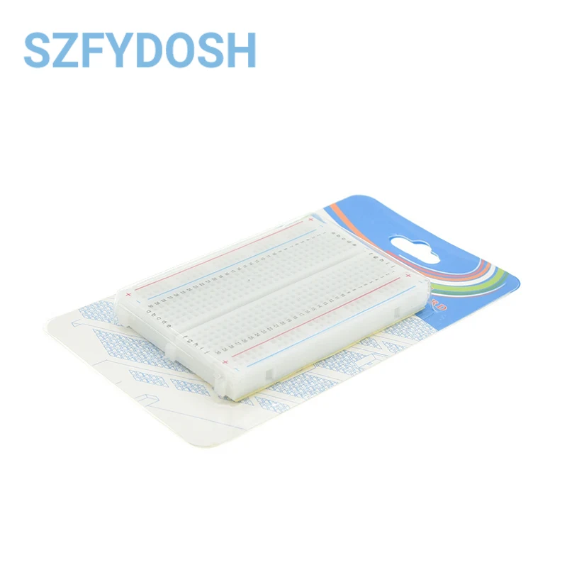 Placa de pruebas PCB sin soldadura, 1-10 Uds., 400 puntos de amarre, Mini placa de pruebas Universal, placa de pan DIY para placa de circuito de prueba de autobús - imagen 5