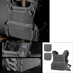 Chaleco portador de placas de tamaño completo K19 |   Chaleco de armadura ajustable compatible con MOLLE |   Para accesorios de aventura de caza