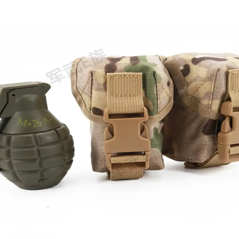 Bolso táctico de doble equipo para exteriores, bolsa de almacenamiento de camuflaje, paquete de sistema Molle, accesorio de tanque táctico multifuncional - imagen 3