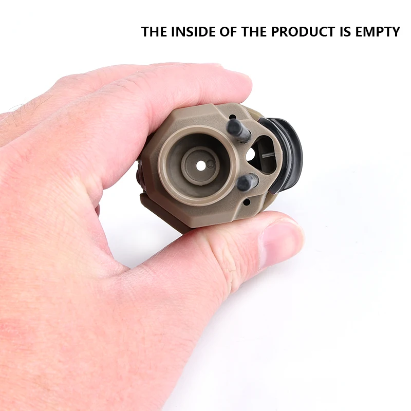 Mawl-caja de batería simulada no funcional, linterna láser, adorno de Cosplay para riel Picatinny de 20mm, Compatible con pistolas de juguete Airsoft - imagen 3