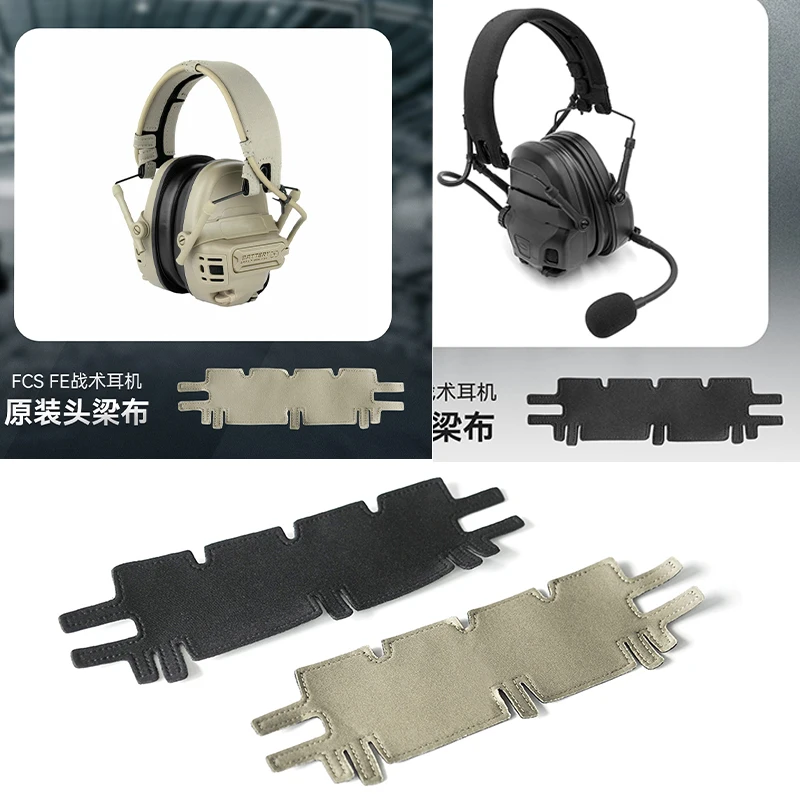 Auriculares tácticos AMP pickup diadema con cancelación de ruido reemplazo original diadema almohadilla de tela cubierta protectora - imagen 3