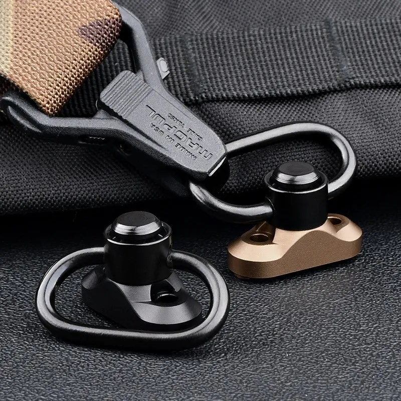 Hebilla de montaje de eslinga QD de Metal, adaptador de montaje giratorio de botón BCM táctico, Base de liberación rápida Qd para accesorios de caza Mlok Keymod - imagen 2