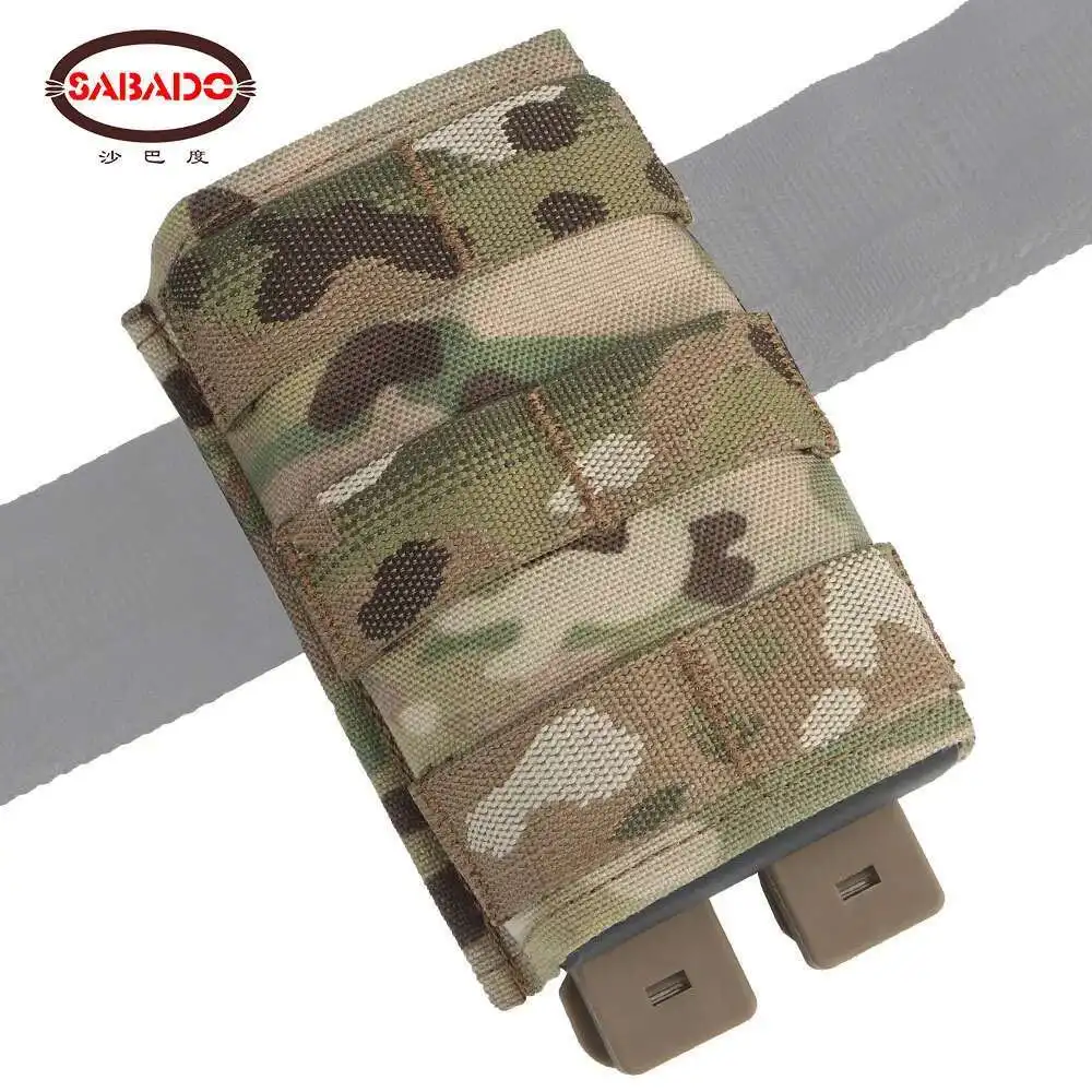 Bolsa táctica KYWI de revista MOLLE abierta, alta, 7,62, inserto de cuña Kydex SR25 M1A, cinturón FAL, Clip de malicia, accesorios de Paintball