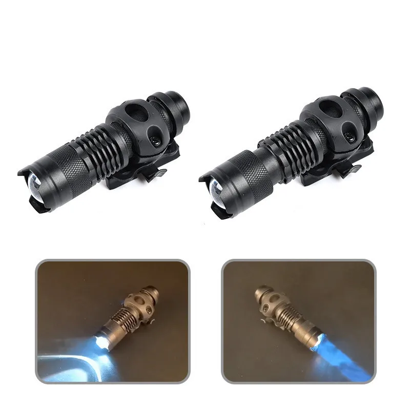 WADSN Tactical AIrsoft estroboscópico Consant momentáneo casco lámpara con luz blanca Scout casco lámpara rápida casco de caza linterna - imagen 3