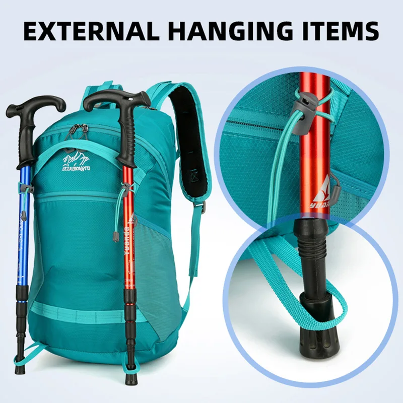 Mochila de senderismo, bolsa deportiva para acampar al aire libre, mochila de escalada, bolsas de agua ligeras para ciclismo, mochila escolar para equipaje de ordenador de viaje - imagen 5