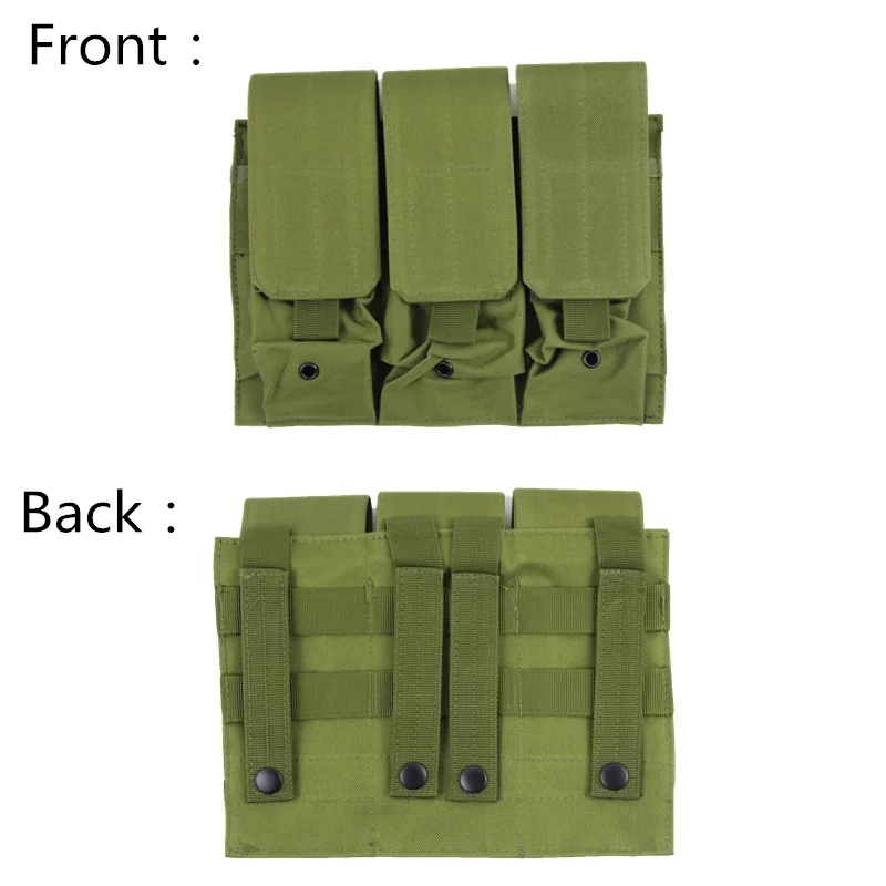 Bolsa de nailon para cargador Molle 1000D, bolsa Universal táctica para Airsoft Paintball, Panel de cinturón, bolsa de utilidad para exteriores - imagen 5