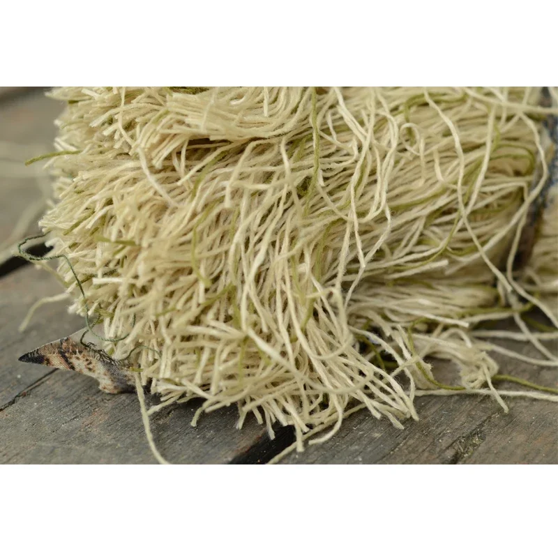 Hilos de arpillera de camuflaje táctico, traje Ghillie de caza Airsoft DIY, traje Ghillie, hilo de reparación, hilo sintético del bosque del desierto - imagen 5