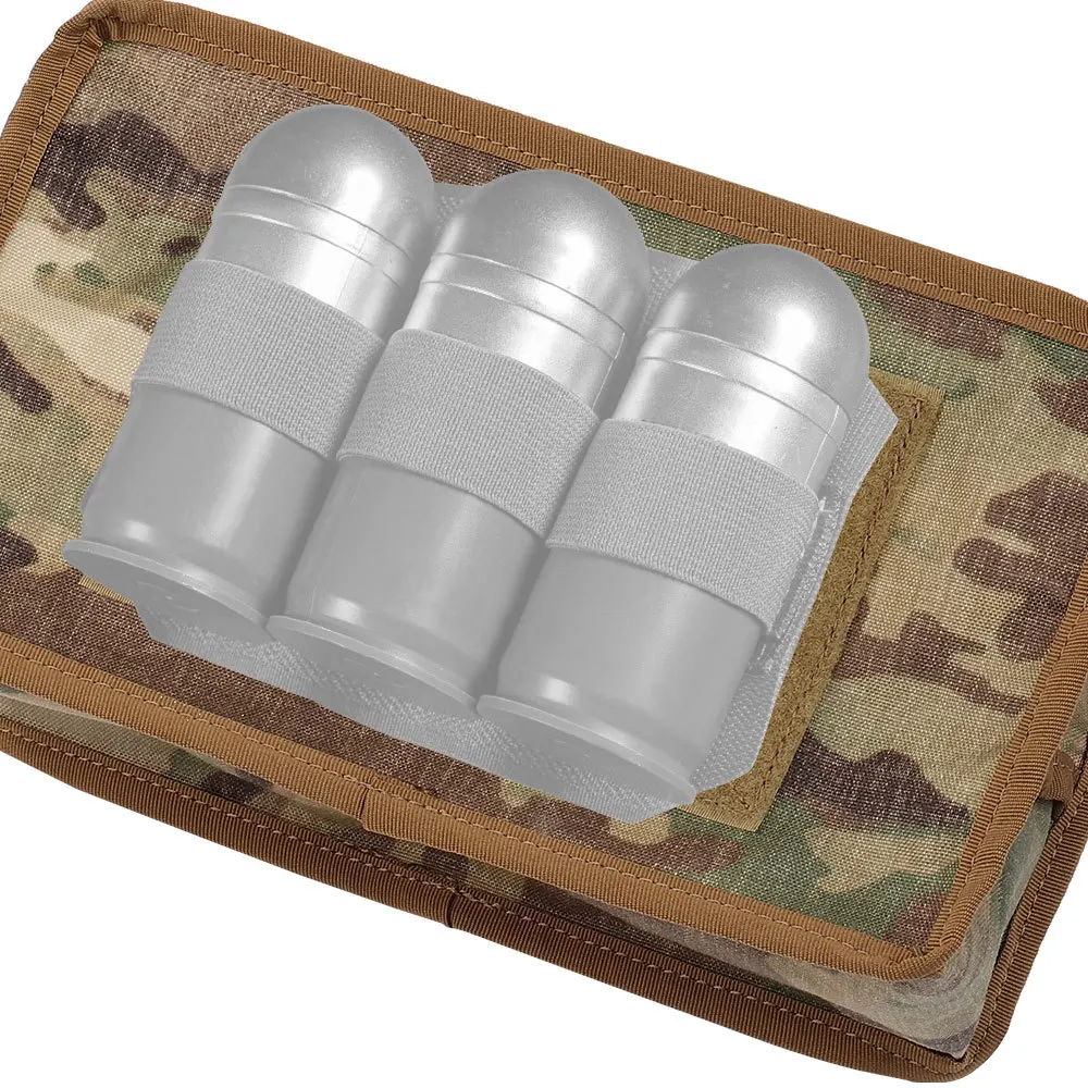 Bolsa ancha táctica GP MOLLE, bolsa de uso General integrada, bolsillo de malla con bucle de 2 pulgadas, almacenamiento NVG para cinturón de combate portador de placa LV119 - imagen 5