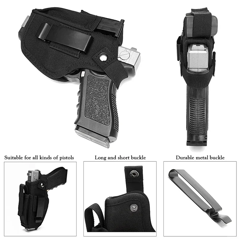 Funda IWB OWB universal con clip para cinturón y bolsas de munición - imagen 2