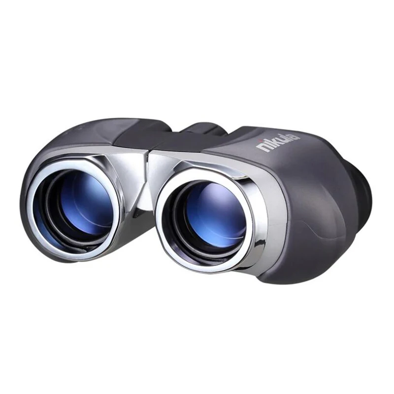 Nikula 10X22 HD amplia visión 100% binoculares ópticos lentes compactas de alta óptica turismo al aire libre Camping caza telescopio potente - imagen 5