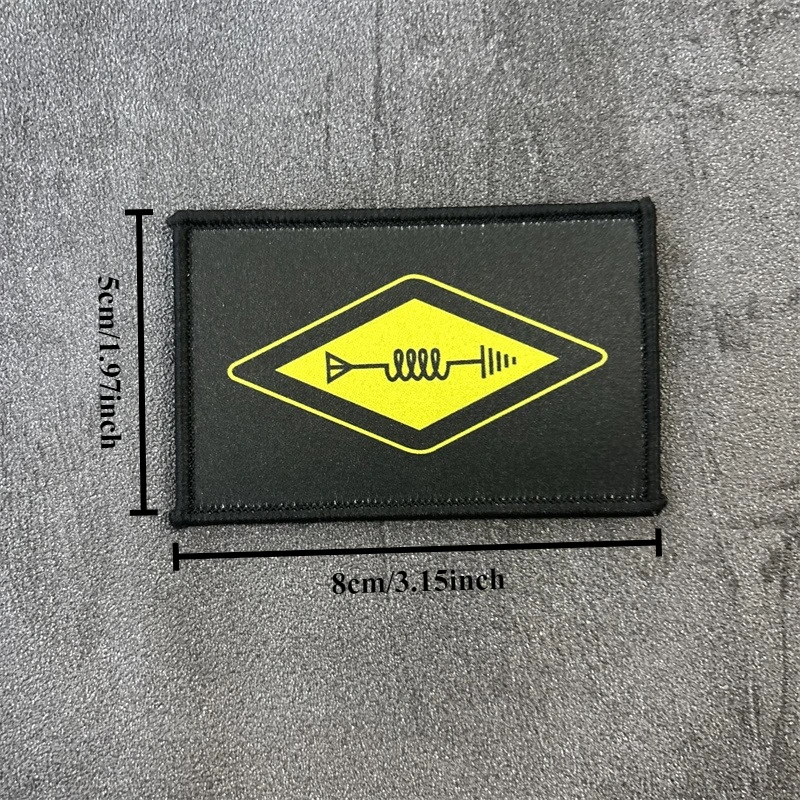 Parche táctico "Ham Radio" para ropa, insignia de moral, parche para brazalete impreso con gancho, pegatinas para mochila - imagen 3
