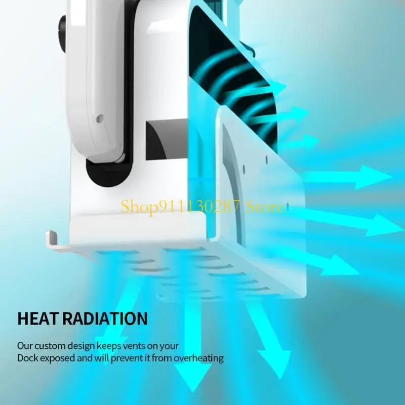 Soporte pared J1HC para interruptor NS, controlador, soporte suspensión montado en pared, estante almacenamiento - imagen 3