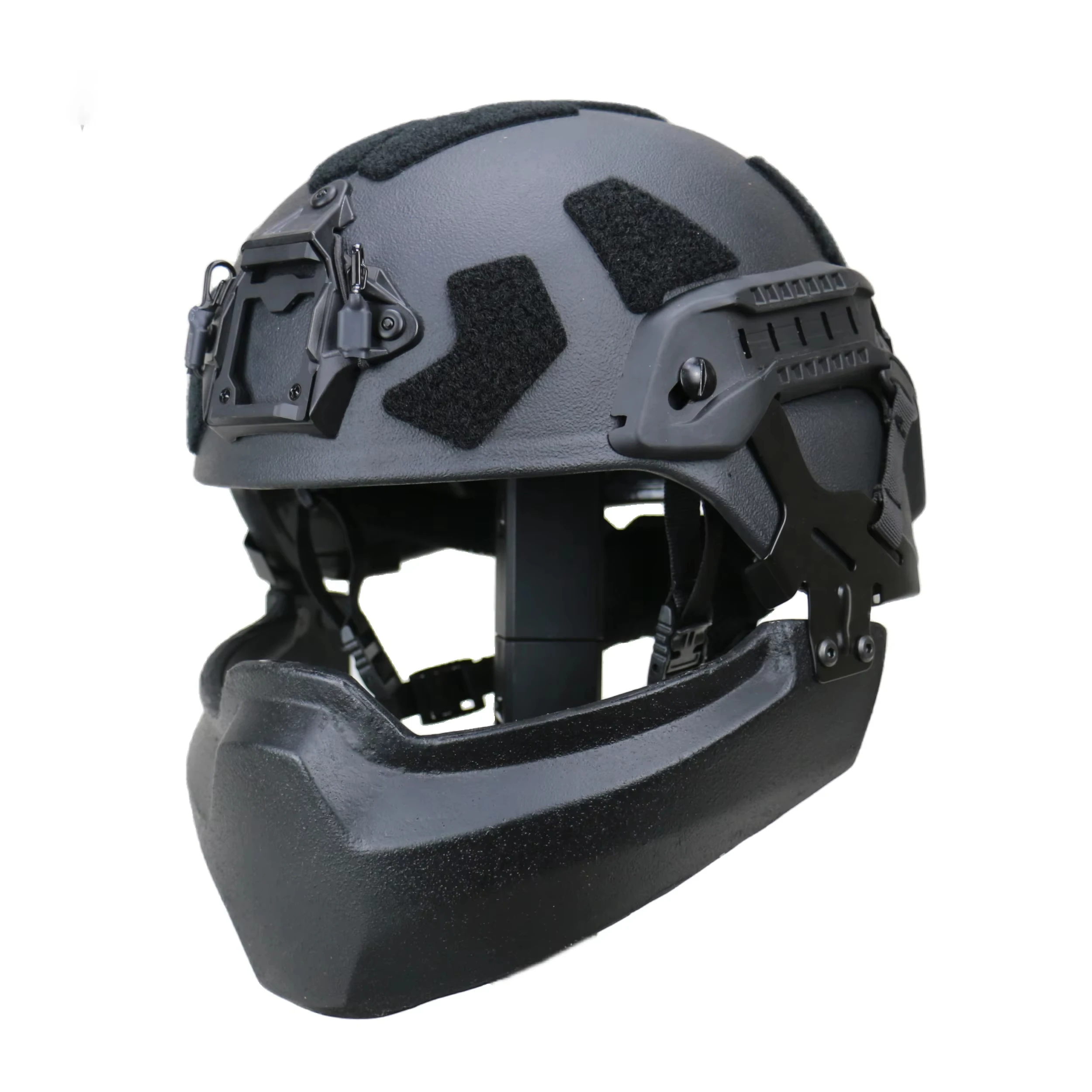 NIJ IIIA Casco rápido universal a prueba de balas Casco MICH Máscara de mandíbula Máscara protectora extraíble - imagen 3