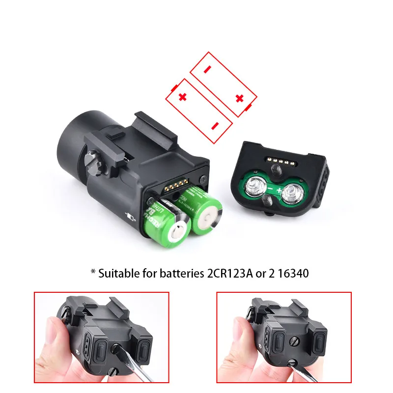 Klesch 1 Zenitco linterna táctica Scout Pisto luz Airsoft Metal LED 400lm lámpara glock 19 accesorios ajuste 20mm - imagen 5