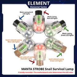 ELEMENT Luz casco táctica impermeable – IR estroboscópica multicolor