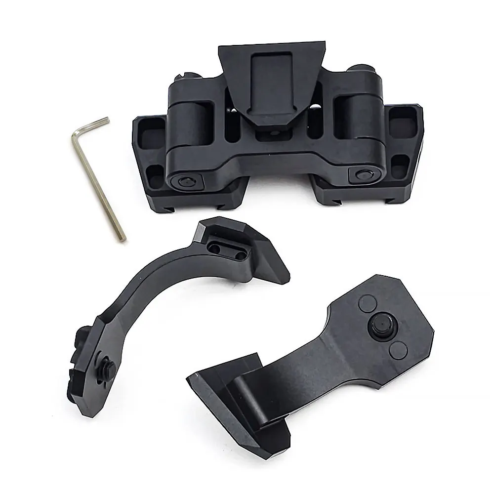 SOTAC-GEAR Dual PVS-14 visión nocturna J brazo montaje casco Kit de montaje táctico NVG puente de Metal montaje Binocular adaptador Accesorios - imagen 4