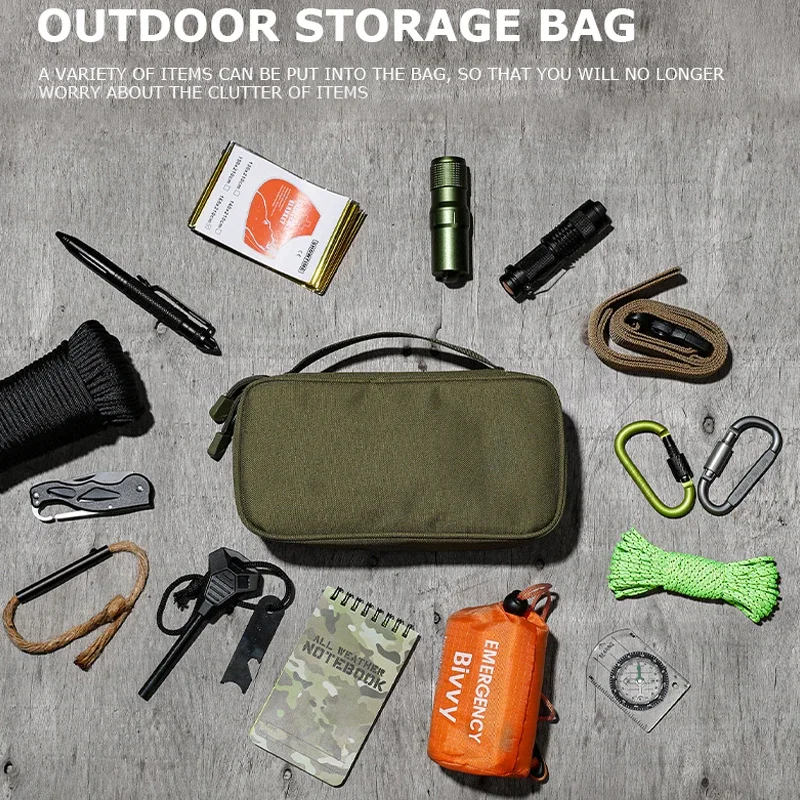 Bolsa de almacenamiento de herramientas EDC para exteriores, bolso para botiquín de primeros auxilios, bolsa portátil impermeable EMT, bolsas médicas de supervivencia de emergencia, organizador