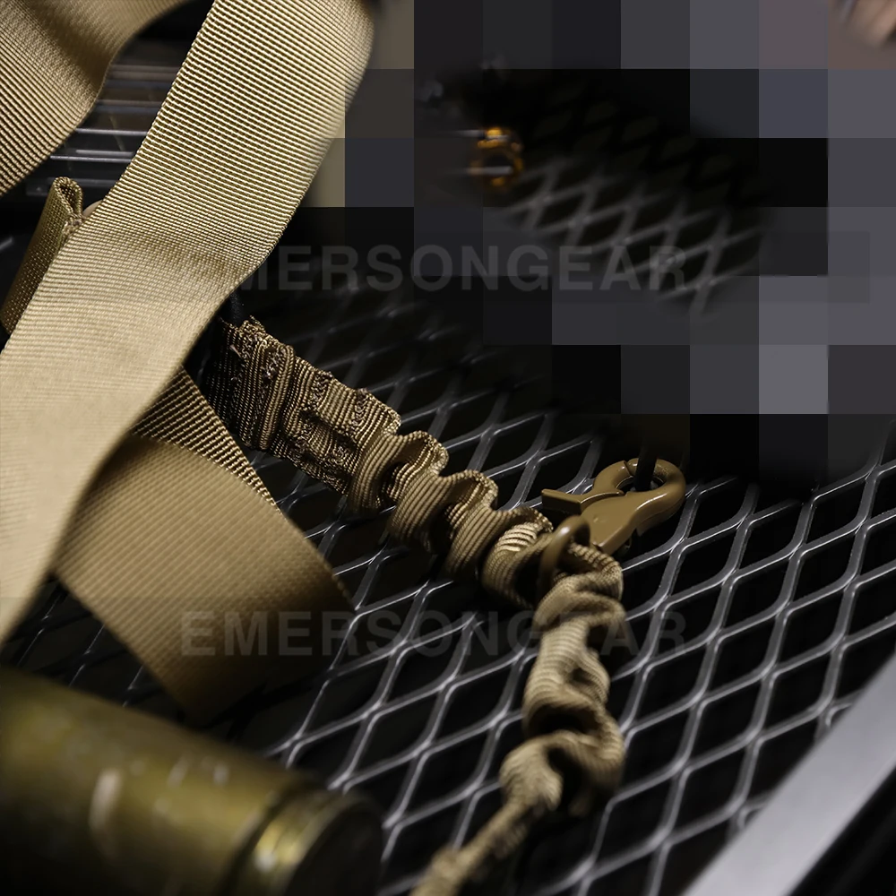 Emersongear correas de nailon multiusos duraderas Rifles Sling táctico de un solo punto Bungee Sling rápidamente EM2421 - imagen 4