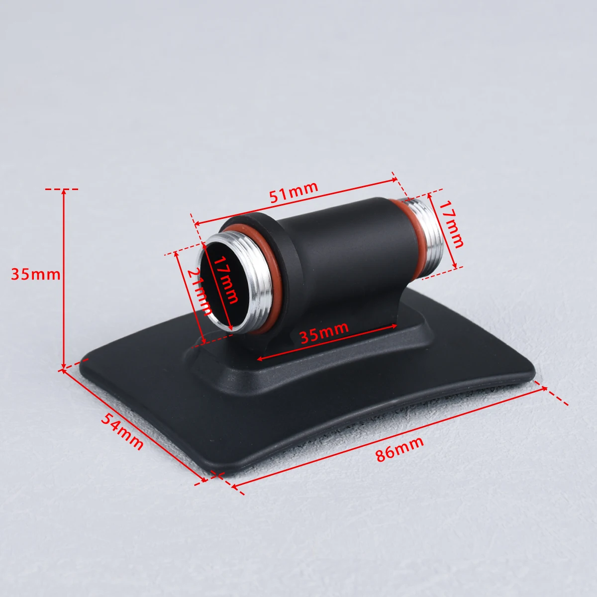 Conjunto de cuerpo de luz de explorador táctico, cuerpo de montaje de luz para casco, adecuado para la serie M300 M600, accesorios de caza al aire libre, aluminio M600V - imagen 4