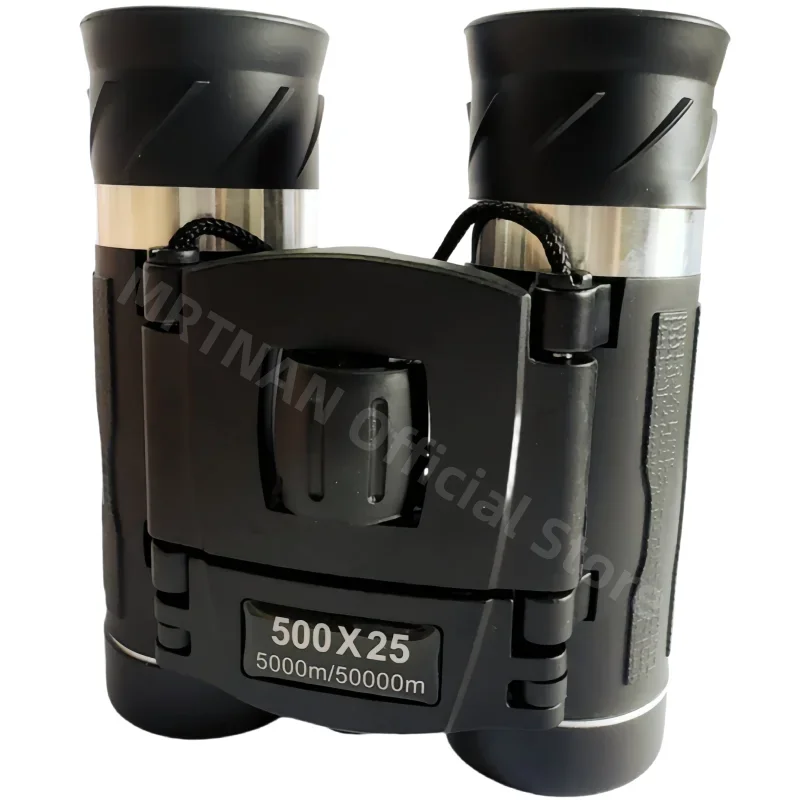 Binoculares portátiles con Zoom Hd de 500x25, telescopio plegable potente de 5000M/50000M, Visión de larga distancia, caza al aire libre, Camping y Deportes - imagen 2