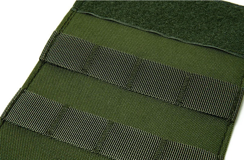 Vista trasera con velcro y detalles de montaje
