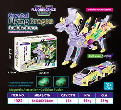 Figura de acción Carbot unicornio coche robot transformable Mirinae