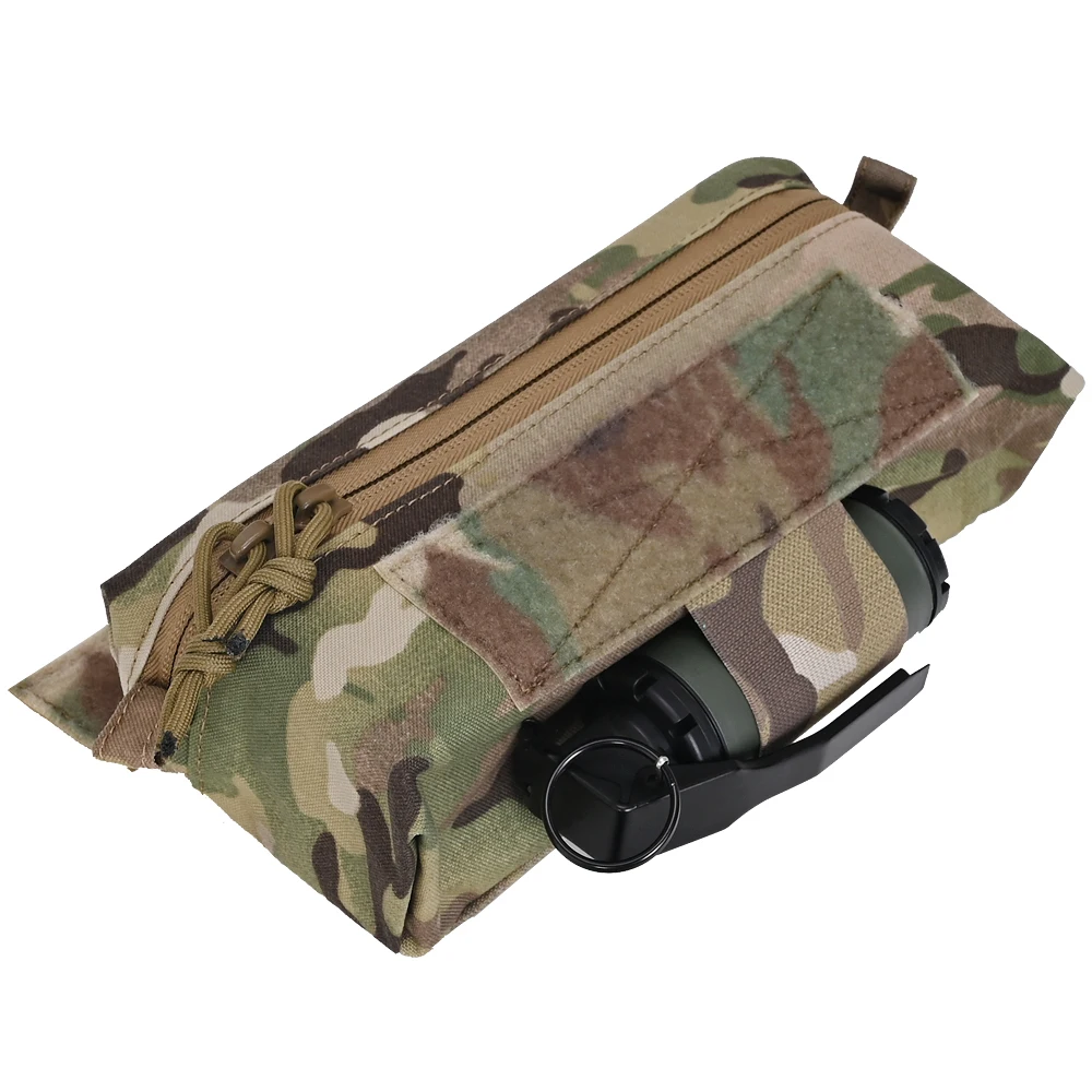 Chaleco táctico de camuflaje, bolsa colgante, Mini bolsa de caída Abdominal, riñonera para JPC CPC LBT D3CR MK3 MK4, portador de placa - imagen 5