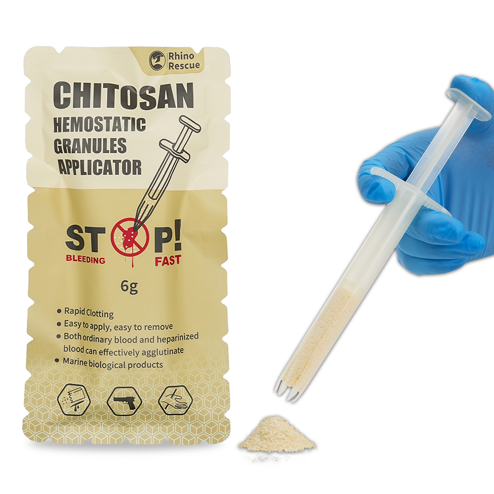 Rhino Rescue granulado hemostático quitosano para emergencias