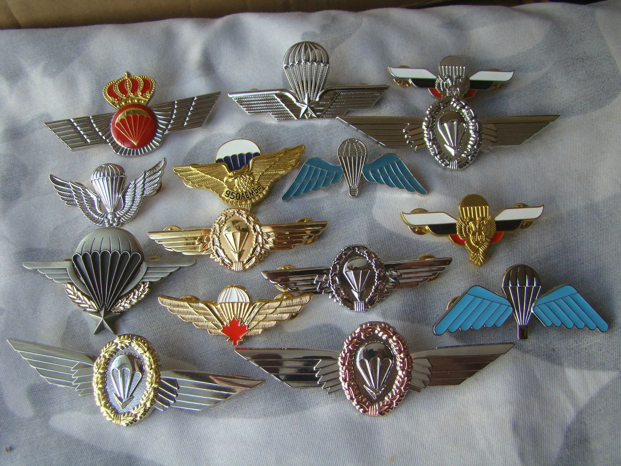 Insignia de vuelo de Metal táctico, regalo de seguidor del ejército, gorra decorativa, accesorios de ropa - imagen 5