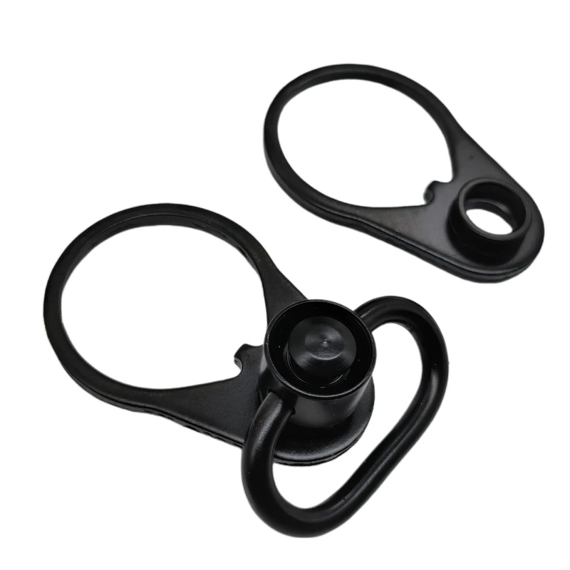 Anillo de montaje de alcance giratorio con eslinga QD de liberación rápida GBB táctica. 223 AR15, accesorios de caza aptos para adaptador QD de riel de 20mm - imagen 4