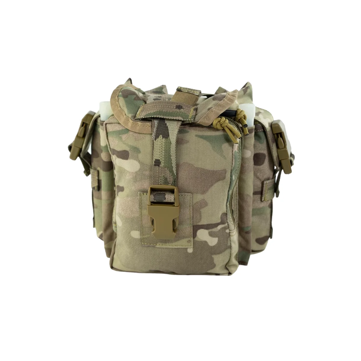Bolsa táctica de caza al aire libre para colgar en el pecho, riñonera MOLLE, bolsa para hervidor, paquete de cubierta para taza de agua - imagen 3