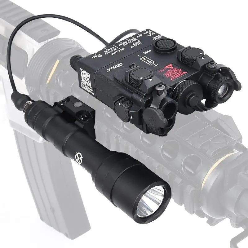 WADSN-luz iluminadora IR DBAL-A2, 600 lúmenes, M600U, linterna de caza, M300A, MINI luces de explorador, punto rojo y verde, láser infrarrojo Dbal - imagen 4