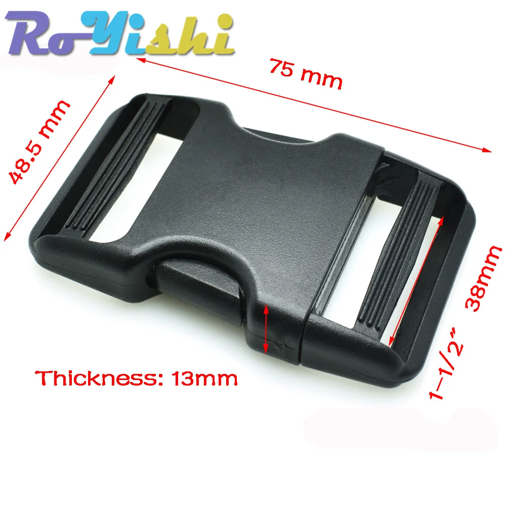 Hebilla de apertura lateral de 20mm, 25mm, 32mm y 38mm, cinturones ajustables dobles, correas para mochila táctica, correas para bolsas, accesorios - imagen 5