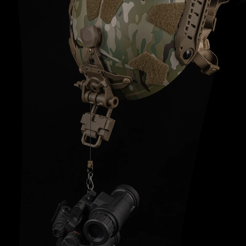 NVG-cordón con soporte para casco, cordón con rotación de 360 grados, casco táctico, gafas de visión nocturna, cordón de separación, cuerda antipérdida - imagen 4