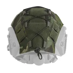 Funda camuflaje ligera casco táctico corte alto