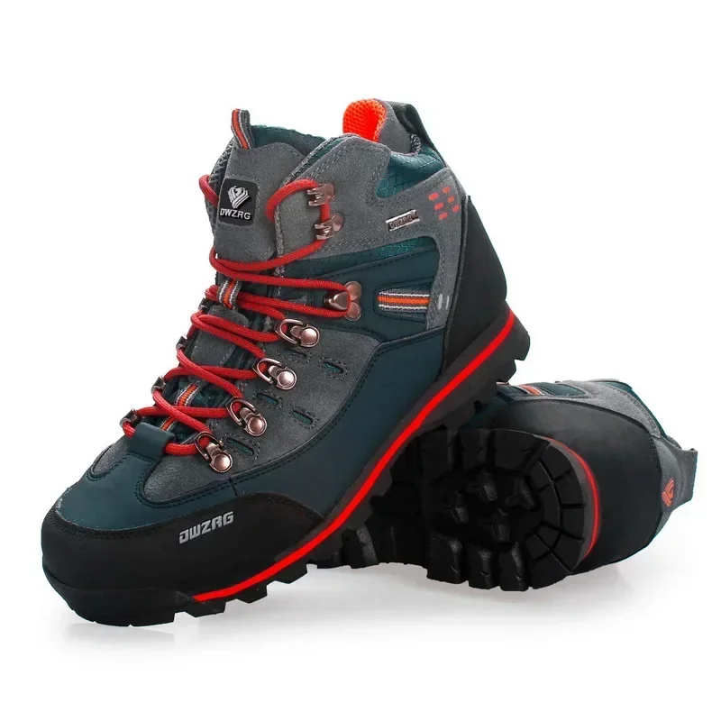 Botines al aire libre para hombre, zapatillas de escalada de montaña, zapatos deportivos impermeables para hombre, botas de nieve informales de moda, zapatos de senderismo - imagen 5