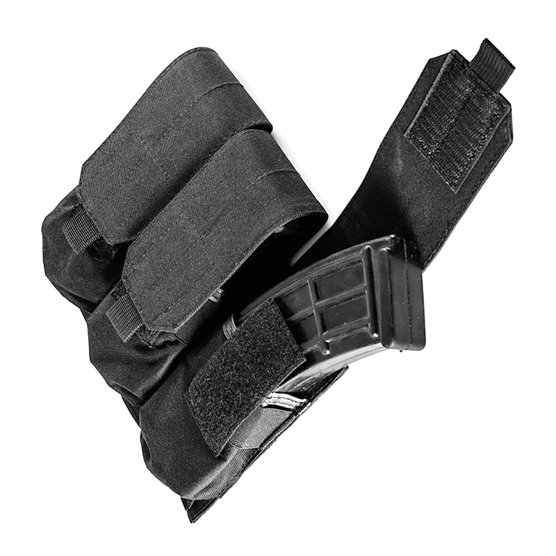 Bolsa de cargador multifuncional Molle doble/Triple para chaleco, bolsa Mag de 5,56mm, AR 15 AK 47 M4, bolsa de cargador para caza y Airsoft al aire libre - imagen 4