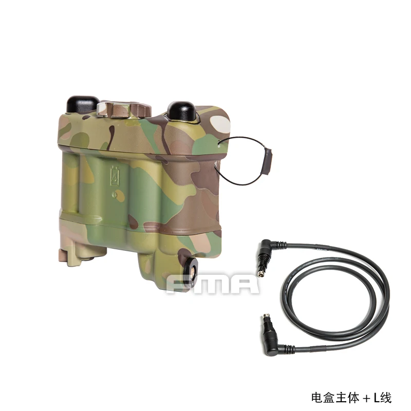 NVG PVS31 IR caja de batería estroboscópica infrarroja con línea de Cable versión funcional BNVD tipo L cabeza/cabeza recta juego de Paintball de caza - imagen 5