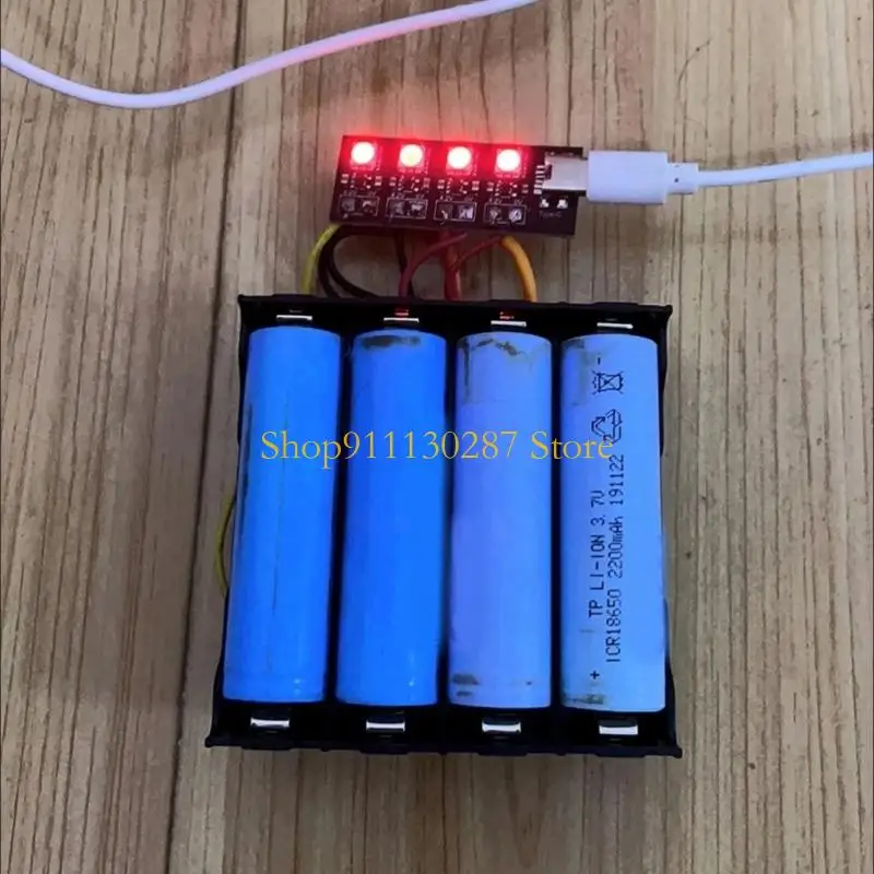 Módulo carga batería J1HC 0.5A 4.2V Diseño liviano Múltiples protecciones seguridad Compatibilidad con varios - imagen 3