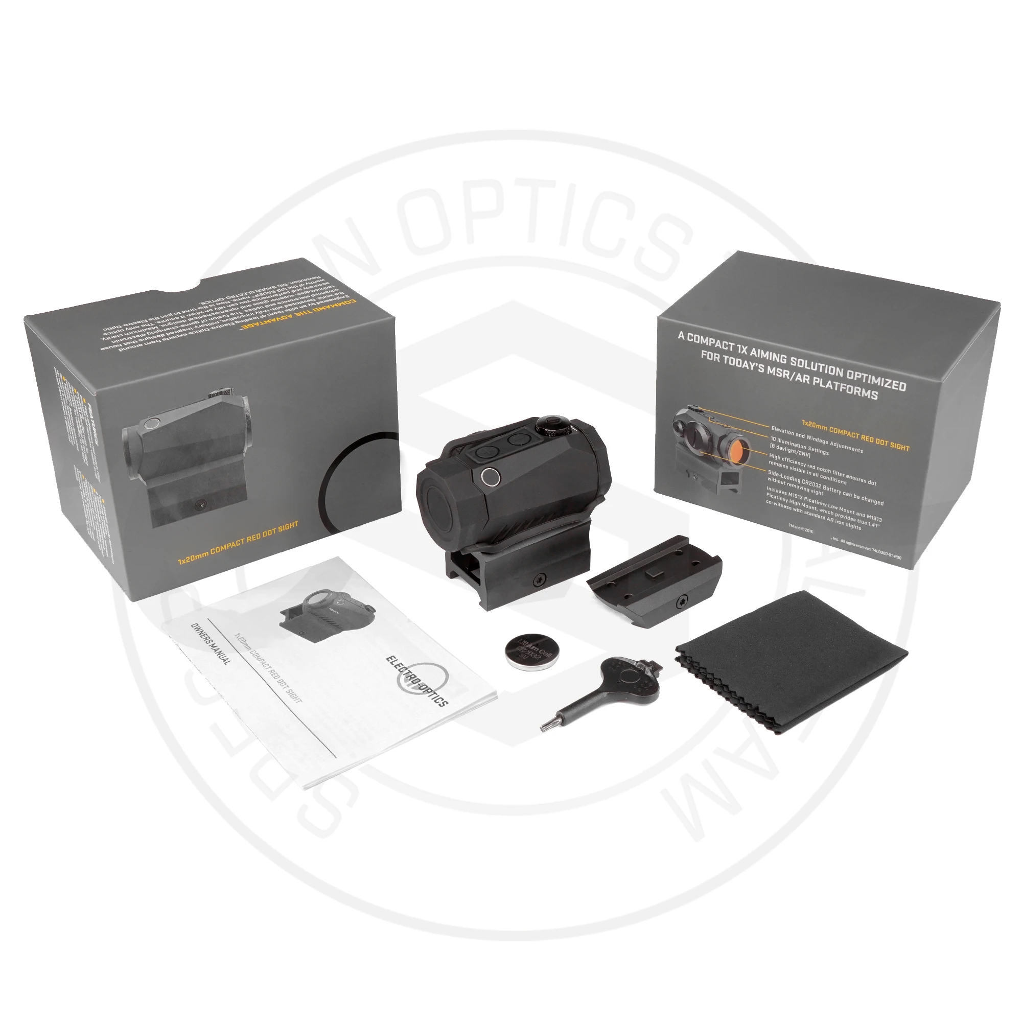 SPECPRECISION-mira réflex de punto rojo Romeo5 de alta calidad con Combo de lupa J3 - imagen 2