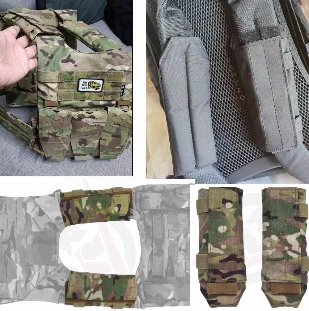 TEGRIS-Chaleco táctico Universal de 12 capas, soporte de placa, hombreras para CP JPC2.0 FCPC SS LV119 FCSK