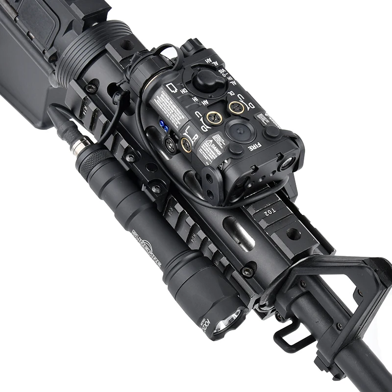 Láser táctico NGAL de aluminio IR, rojo, verde, azul, mira visible, luz estroboscópica blanca con SF M600 M300, luz de explorador, lámpara de caza - imagen 2