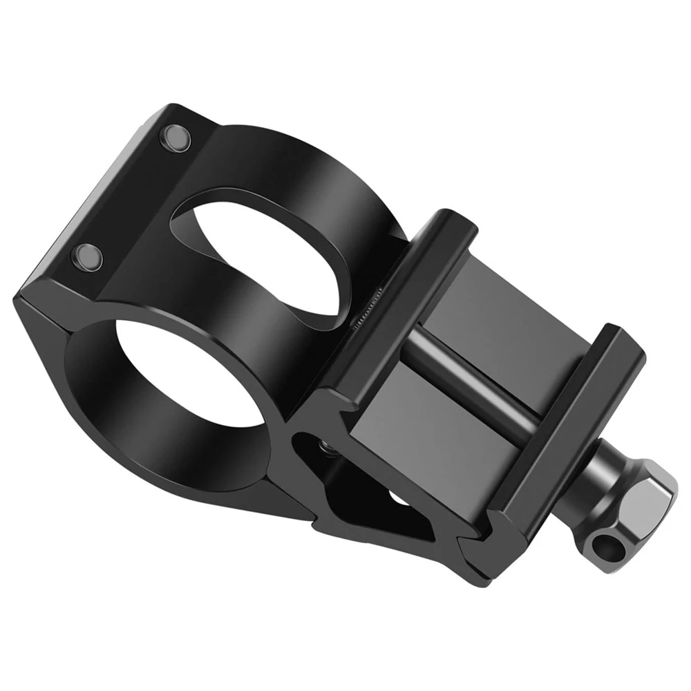 Montaje en riel Picatinny Offset de 25,4mm/30mm, soporte de linterna de liberación rápida para riel Picatinny de 20mm, soporte de alcance de 45 grados - imagen 2