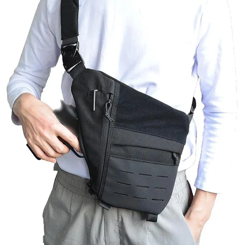 Bolso táctico MOLLE antirrobo bandolera de pecho oculto - imagen 2