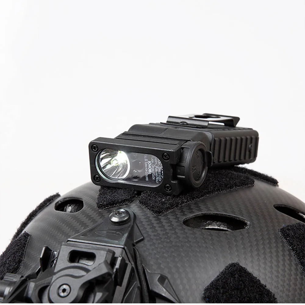 Luz táctica manos libres FMA, luz de supervivencia para montaje en casco, ajustable de varios niveles con estroboscópico IR y señales RGB TB1500 - imagen 3