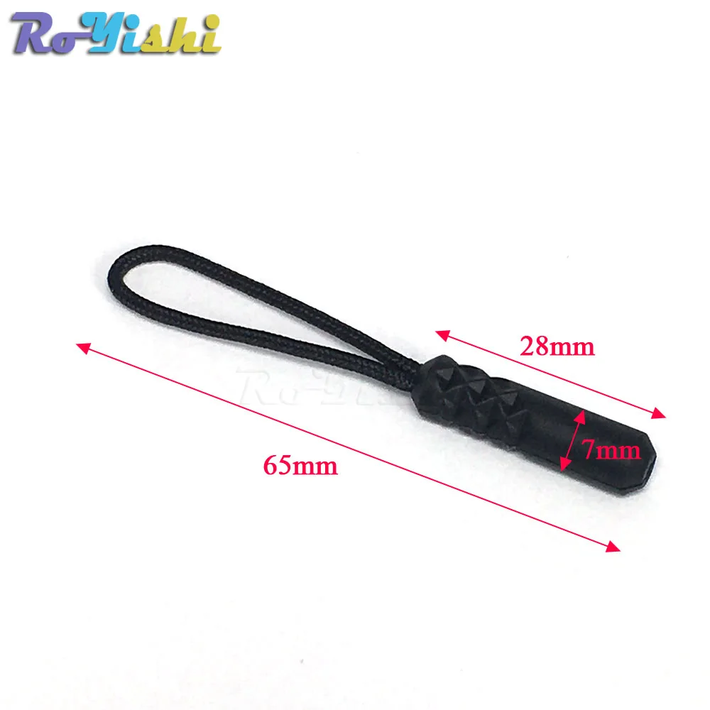 Extractor de cremallera, fijador de cable de cremallera, ajuste de extremo de cuerda, hebilla rota, bolsa de viaje, hebilla de Clip, herramienta para exteriores, ropa de costura, 10 unids/lote por paquete - imagen 3