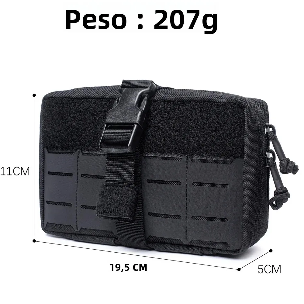 SINAIRSOFT-Chaleco táctico EMT, bolsa médica mejorada, mochila de utilidad Molle, bolsa de fijación, riñonera, uso de bolsas de caza, revista - imagen 2