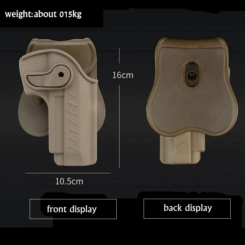 Funda para pistola M9 M92FS RH, accesorios para combate de Paintball, funda para pistola con cinturón M9 - imagen 4