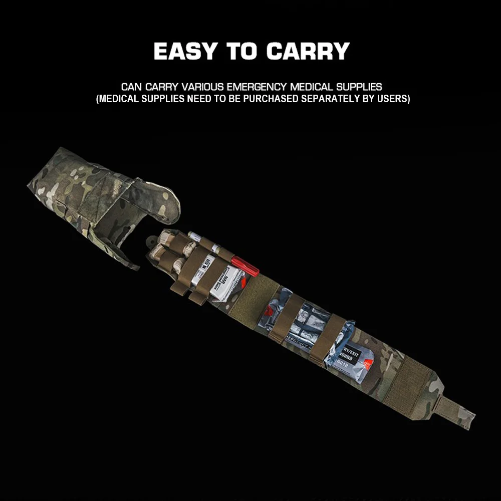 Kit táctico para traumatismos, juego de supervivencia de primeros auxilios para acampar al aire libre, caza, pesca, bolsa médica IFAK Molle, riñonera de extracción rápida - imagen 5