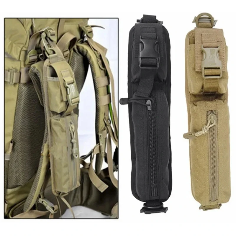 Bolsa de accesorios táctica Molle EDC, botiquín de primeros auxilios médicos, bolsa para artículos diversos, mochila con correa para el hombro, bolsa con cinturón para equipo de supervivencia de emergencia - imagen 5